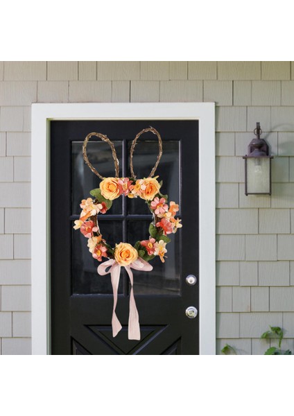 Bunny Şekilli Paskalya Çelenk Asılı Pencere Ön Kapı Için Bahar Çelenk (Yurt Dışından) fırsatları