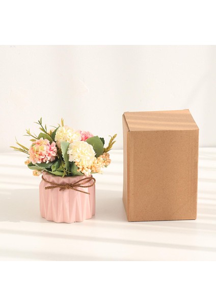 3 Adet Mini Yapay Çiçek Simülasyonu Ortanca Bitkisi (Yurt Dışından)