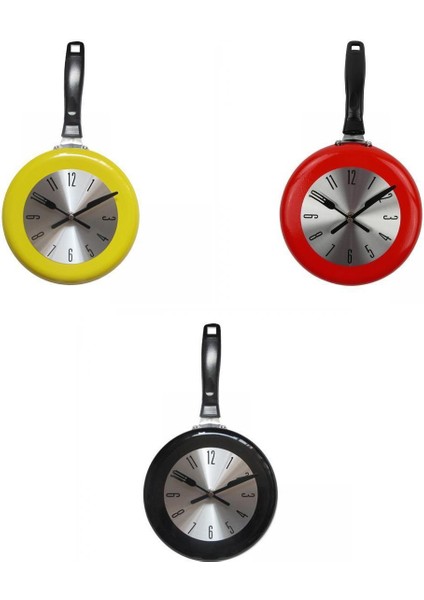 3x Duvar Kızartma Tavası Tasarımı Asma Sanat Dekorasyonu (Yurt Dışından)