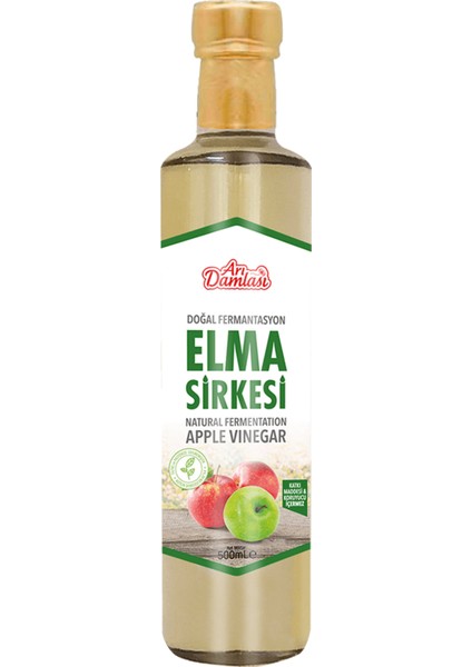 Organik Bitkisel Doğal Fermantasyon Elma Sirkesi 2 x 500 ml