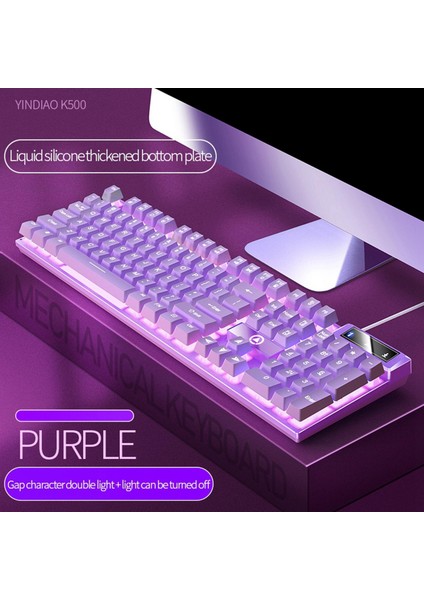 Mekanik Oyun Klavyesi USB LED Aydınlatma Oyun Ofisi (Yurt Dışından) modelleri