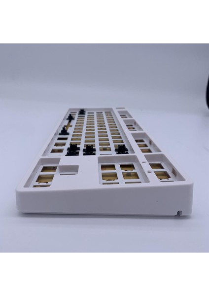 87 Keys Rgb Modüler Mekanik Klavye Türü Değişim Anahtarları Profesyonel Kompakt Pembe (Yurt Dışından)