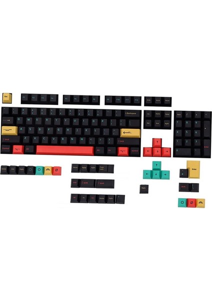 135 Keys Mercan Deniz Key Makineleri Pbt Boya Alt Klavyeler Tam Set (Yurt Dışından)