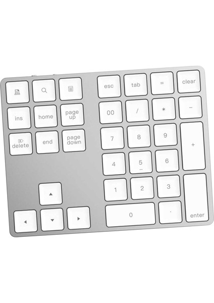 Numaralı Pad Dizüstü Bilgisayar Tablet Klavye Alüminyum Alaşım (Yurt Dışından)