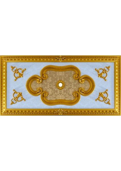 Dikdörtgen 60x120 Altın Saray Tavan
