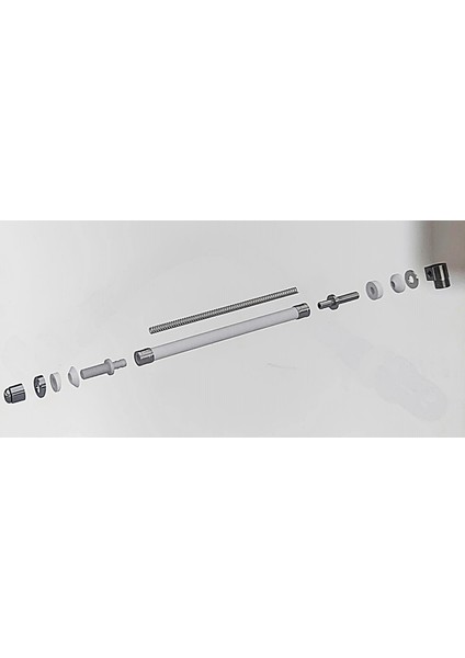 Yt122 Uzun Asma Klozet Esnek Taharet Çubuğu Dirsekli Baglantı 200mm