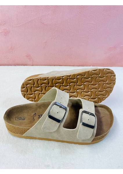 Unisex Ortopedik Taban Günlük Rahat Çift Bantlı Tokalı Sahil Tatil Yazlık Dışarı Misafir Ev Terliği fırsatları