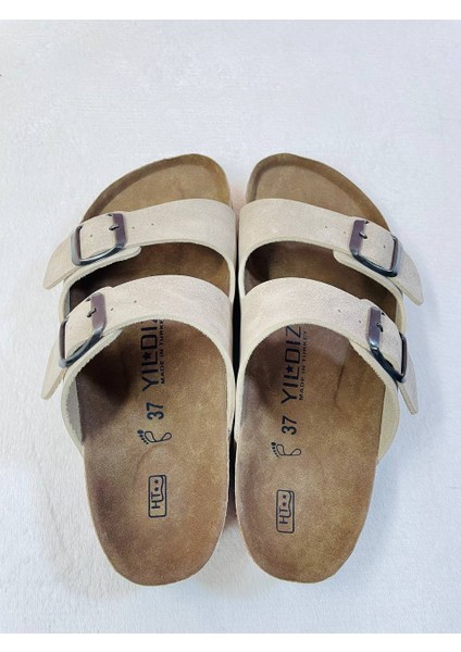 Unisex Ortopedik Taban Günlük Rahat Çift Bantlı Tokalı Sahil Tatil Yazlık Dışarı Misafir Ev Terliği indirimleri