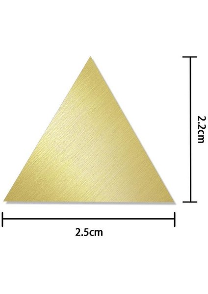 Boş Mum Mühür Pirinç Damga Başlığı Üçgen 25X22MM fırsatları