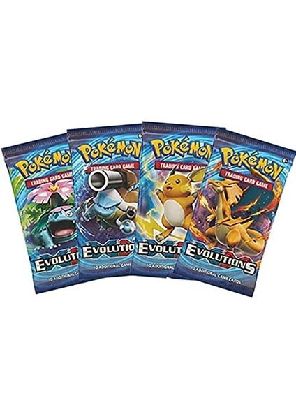 Pokemon Evolutıons Oyun Kartı (4 Paket Bir Arada)
