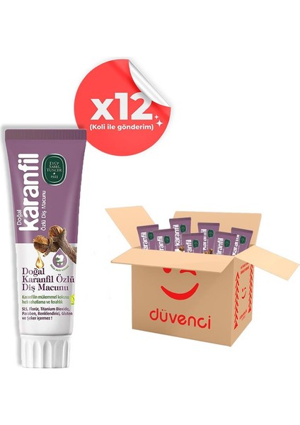 Karanfil Özlü Diş Macunu 75 ml x 12