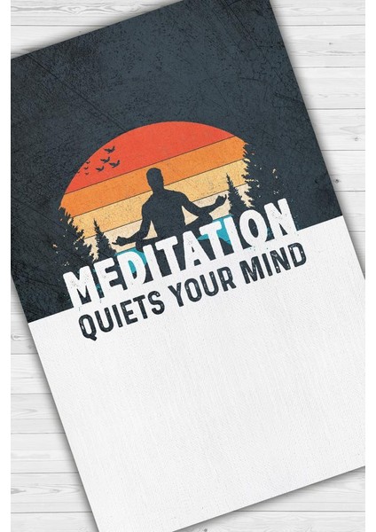 Siyah Beyaz Meditasyon Halısı Özel Tasarım Dijital Baskı Yoga Halısı Pamuk Tabanlı Halı fiyatları