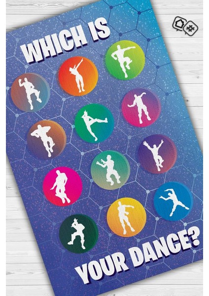 Your Dance Pamuklu Dokuma Tabanlı Yıkanabilir Kaymaz Gamer Halısı