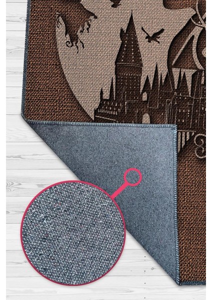 Her Zaman Dokuma Tabanlı Yıkanabilir Kaymaz Harry Potter Film Halısı modelleri
