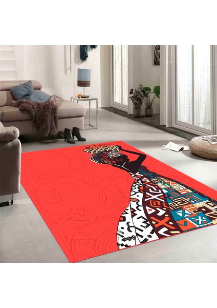 Dekoratif Özel Tasarım Modern Yıkanabilir Ince Kaymaz Taban Trend Oda Halısı