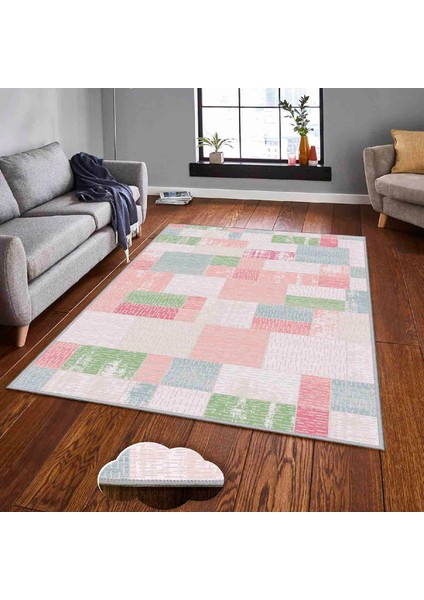 Dekoratif Özel Tasarım Modern Yıkanabilir Ince Kaymaz Taban Trend Oda Halısı