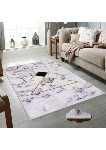 Dekoratif Özel Tasarım Modern Yıkanabilir Ince Kaymaz Taban Trend Oda Halısı