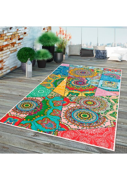 Dekoratif Özel Tasarım Modern Yıkanabilir Ince Kaymaz Taban Trend Oda Halısı