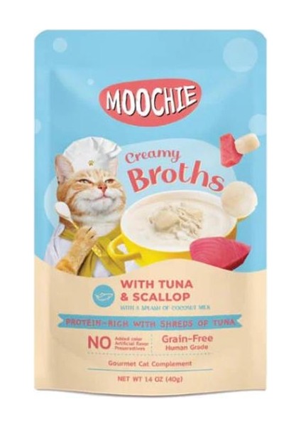 Ton Balıklı Deniz Taraklı Tahılsız Kedi Çorbası 40GR