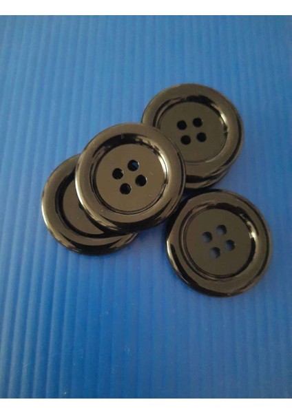 3,5 cm Polyester Düğme 1 Paket 10 Adet