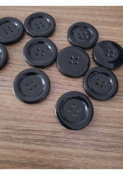 3 cm Polyester Düğme 1 Paket 10 Adet