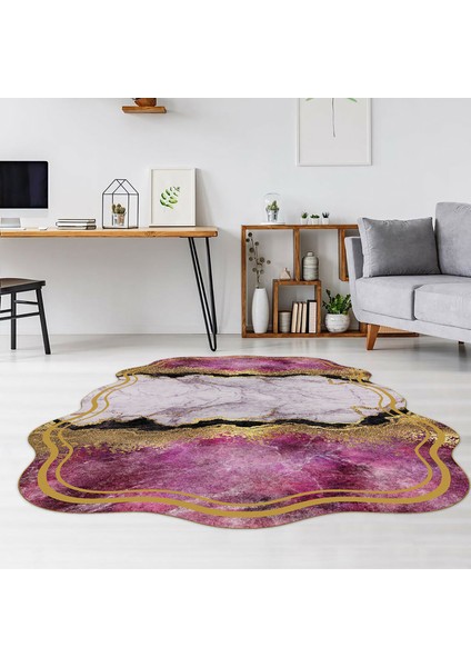 Dekoratif Özel Tasarım Modern Yıkanabilir Ince Kaymaz Taban Trend Oda Halısı