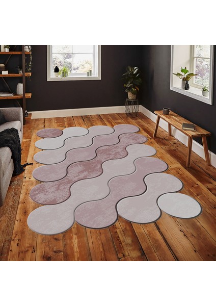 Dekoratif Özel Tasarım Modern Yıkanabilir Ince Kaymaz Taban Trend Oda Halısı