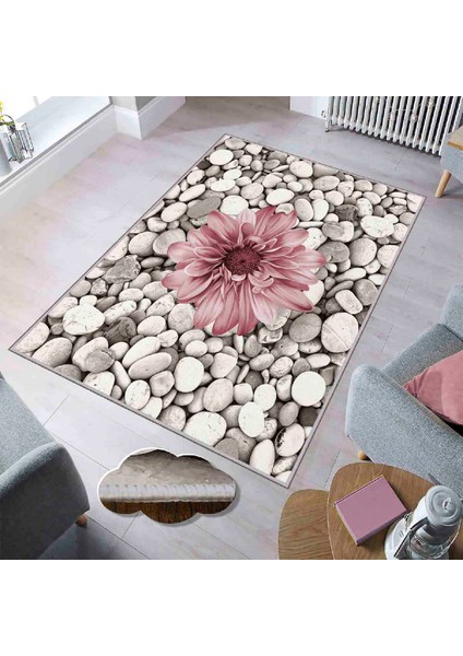 Dekoratif Özel Tasarım Modern Yıkanabilir Ince Kaymaz Taban Trend Oda Halısı
