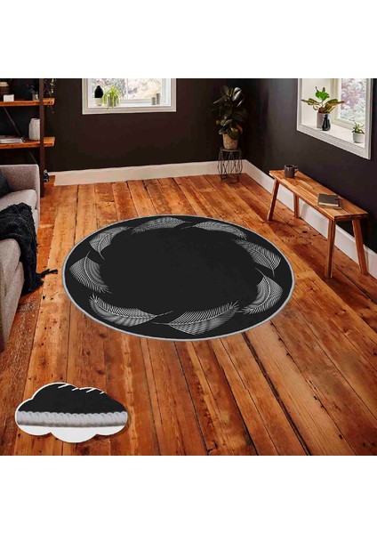 Dekoratif Özel Tasarım Modern Yıkanabilir Ince Kaymaz Taban Trend Oda Halısı