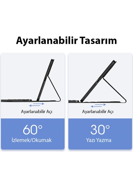 Sm Galaxy Tab S8-S7 Bluetooth Klavye Touchpad Kılıf X700-X706-T870-T875-T876B