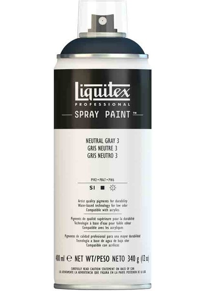 Professional Sprey Boya 400ML Neutral Grey 3 3599 S1 modelleri