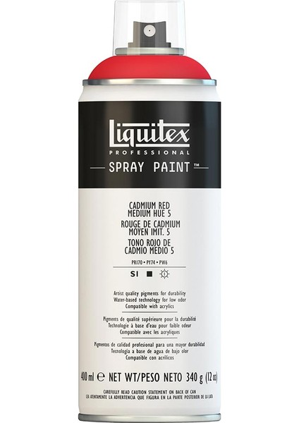 Professional Sprey Boya 400ML Cadmium Red Medium Hue 5 5151 S1