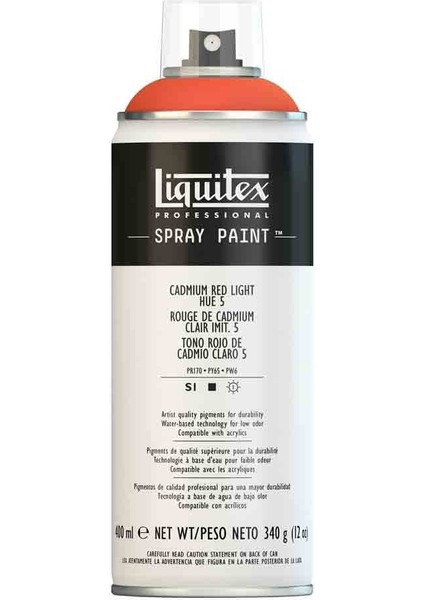 Professional Sprey Boya 400ML Cadmium Red Light Hue 5 5510 S1 modelleri
