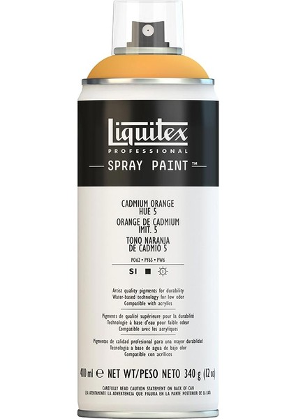 Professional Sprey Boya 400ML Cadmium Orange Hue 5 5720 S1