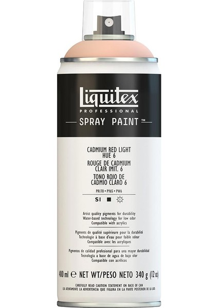 Professional Sprey Boya 400ML Cadmium Red Light Hue 6 6510 S1