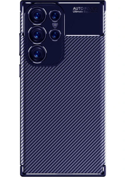 Kip GSM Galaxy S23 Ultra Kılıf Karbon Desenli Yüksek Kalite Negro Silikon Kapak