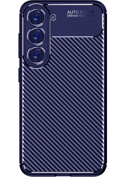 Kip GSM Galaxy S23 Kılıf Karbon Desenli Yüksek Kalite Negro Silikon Kapak