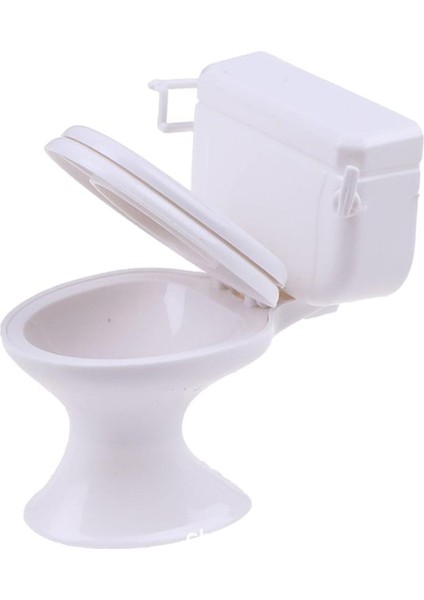 Beyaz Dollhouse Mobilya Mini Banyo Tuvalet Ekran Modeli Oyuncak Yaşam Sahnesi (Yurt Dışından) fırsatları