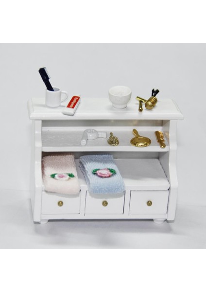 1/12 Banyo Mobilyaları Için Modern Dollhouse Minyatür Aksesuarı (Yurt Dışından)