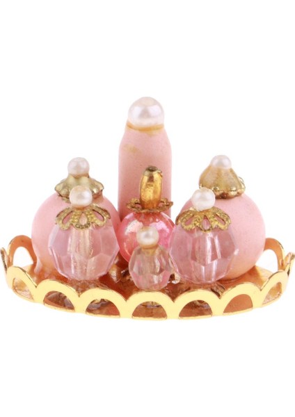 1/12 Dollhouse Minyatür Kız Yatak Odası Dresser Aksesuarları Pembe Parfüm Seti Pembe Set Açıklandığı Gibi (Yurt Dışından) fiyatları