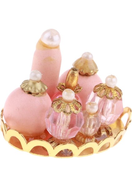 1/12 Dollhouse Minyatür Kız Yatak Odası Dresser Aksesuarları Pembe Parfüm Seti Pembe Set Açıklandığı Gibi (Yurt Dışından) fırsatları