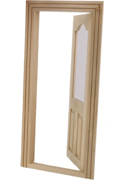 1:12 Boş Boyasız Kapı Minyatür Bebek Evi Dıy Aksesuarı 18CM x 8.6cm (Yurt Dışından) fırsatları