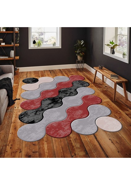 Dekoratif Özel Tasarım Modern Yıkanabilir Ince Kaymaz Taban Trend Oda Halısı