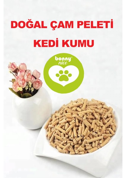 Doğal Çam Peleti Kedi Kumu 5 Kg 10 Lt x 3 Paket