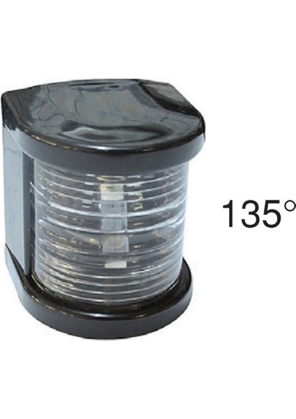 Seyir Feneri Pupa LED 12V Siyah 6-12MT Tekne Için