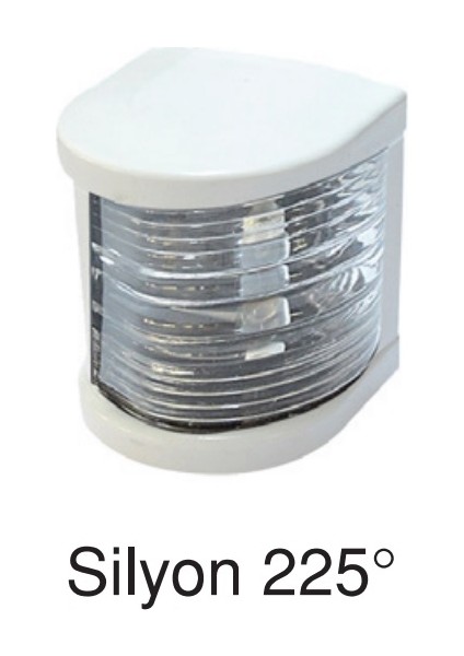 Seyir Feneri Silyon LED 12V Beyaz 6-12MT Tekne Için