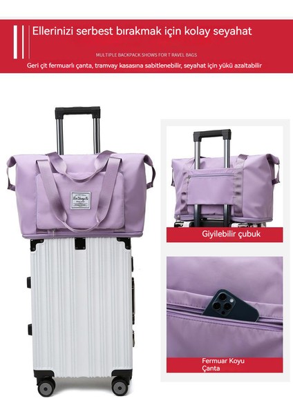 Büyük Kapasiteli Kuru ve Islak Ayırma Spor Çantası Taze Kız Yoga Çantası fiyatları