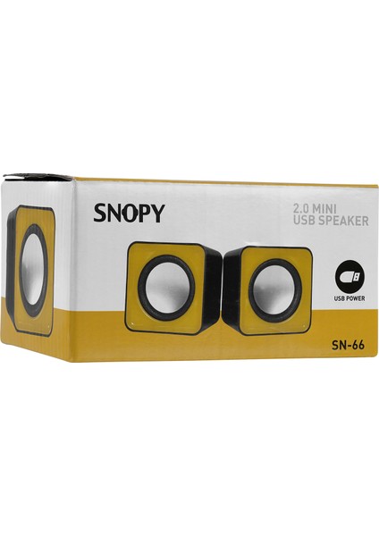 Sn-66 2.0 Sarı Usb Speaker Sn-66-S