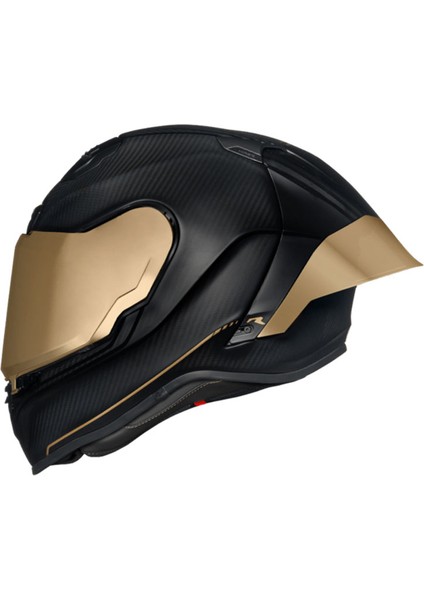 X.R3R Golden Edıtıon Karbon Mat Siyah-Sarı Kask