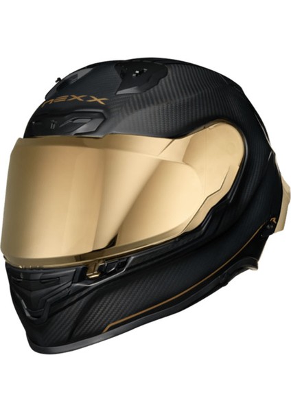 X.R3R Golden Edıtıon Karbon Mat Siyah-Sarı Kask
